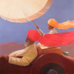 Maharaja at Speed, 2010 (akril, vászon)